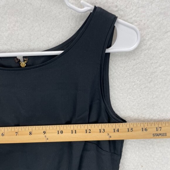 Kate Spade Dress Women’s 0 Black Sleeveless Round Neck Short Shift Classic - Picture 3 of 9